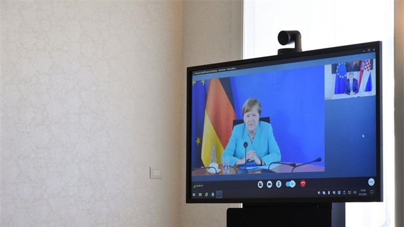 Plenković i Merkel o prioritetima predsjedanja EU-om, reaktivaciji gospodarstva i turističkoj sezoni